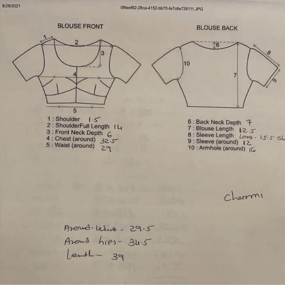 Yellow Lehenga Choli Indian Set - Picture 5 of 5